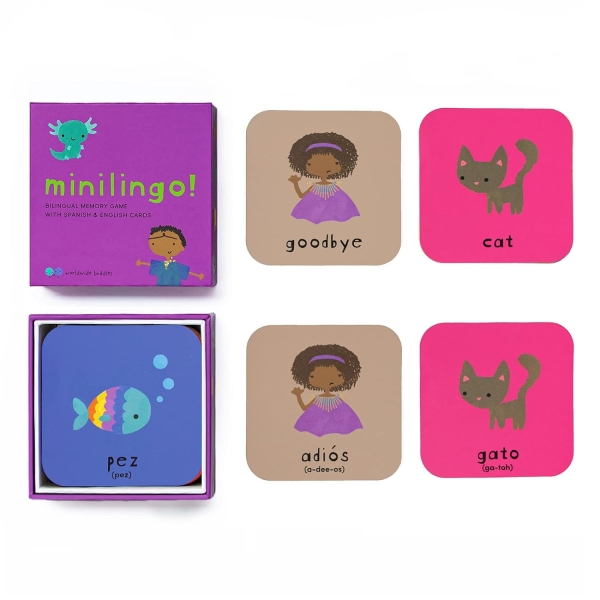 Minilingo Spanish / English Bilingual Flashcards: Bilingual memory game with Spanish & English cards (Multilingual Edition) - Image 2