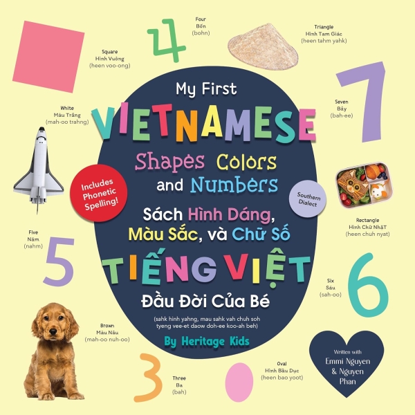 My First Vietnamese Shapes, Colors, and Numbers